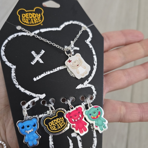 Claire's Jewelry - 102. NWT Deddy Bears Interchangeable Charm Necklace